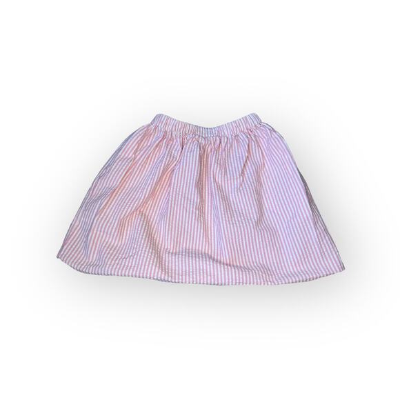 Crewcuts Pink Seersucker Skirt - Picture 2 of 6